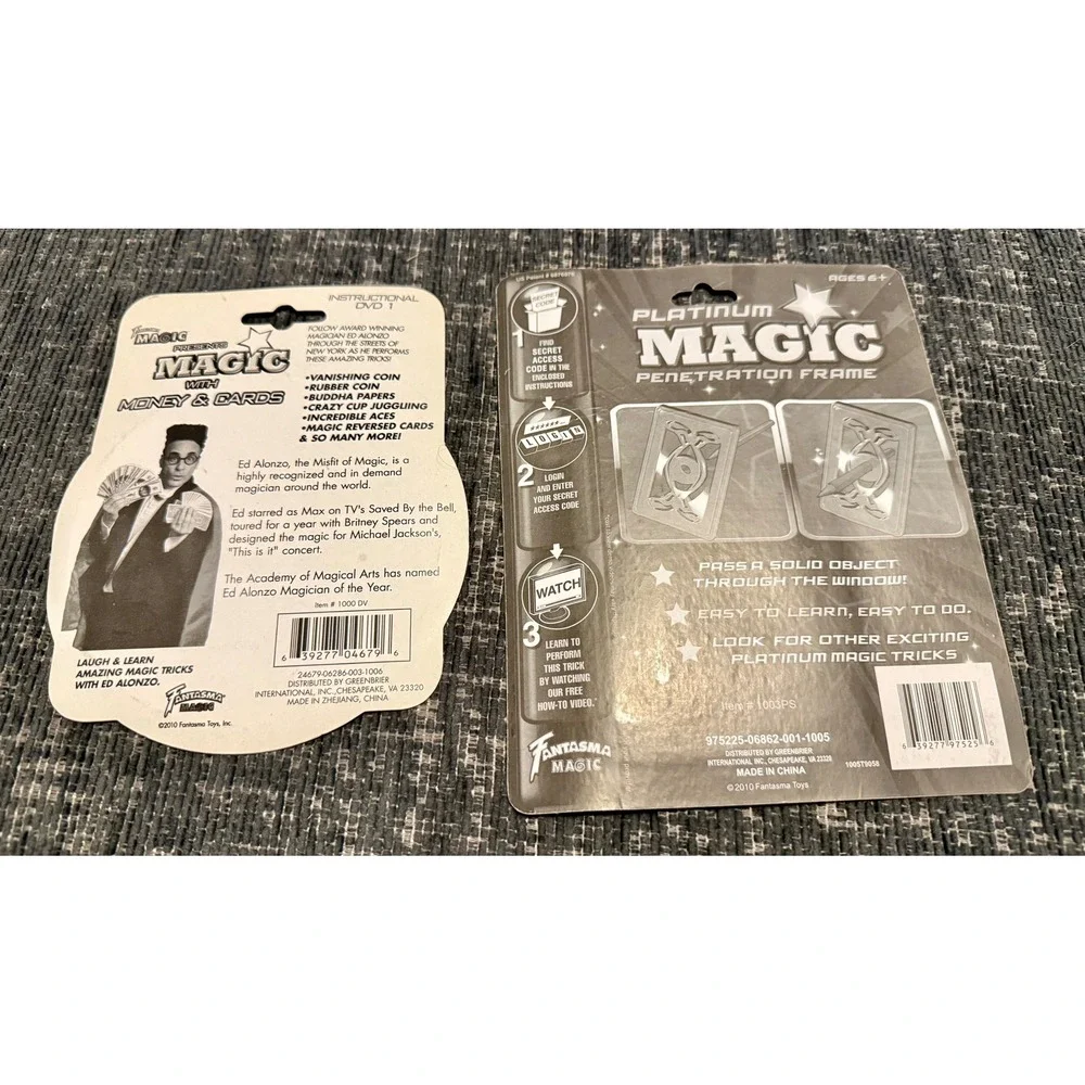Fantasma Magic Trick Bundle Set Multicolor New Card Decks DVD